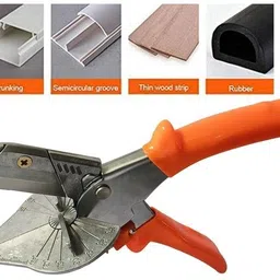 reioent PREMIUM 45-120° Multi Angle Pipe Scissor Wire Trunking PVC Mitre Cutter cutting plastic strips, wood, plastic pipes Pipe Cutter image 5