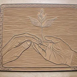craftwaft LINO CUTTING TOOLS & (30X25)CM LINO SHEET COMBO image 4
