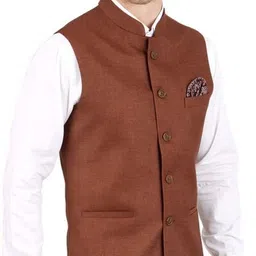 gracyshade Solid Men Waistcoat image 3