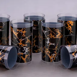 peyton (Pack of 8) Marble Print Glasses_Pack of 8 Glass Set Water/Juice Glass-picture-26