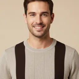 Mast & Harbour Men Colourblocked Pullover image 3