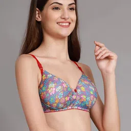 Samvar Multi Cotton Non-Wired Non Padded Minimizer Bra image 2