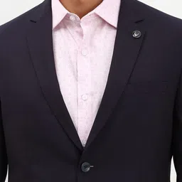 Allen Solly Men Slim-Fit Single-Breasted Two-Piece Formal Suit image 2