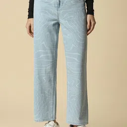 Allen Solly Woman Relaxed Fit Heavy Fade Jeans-picture-39
