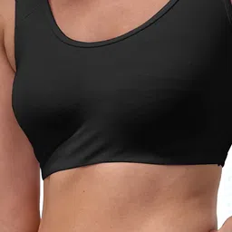 LYRA Pack of 2 Non-Wired Non Padded Workout Cotton Bras image 2