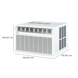 Haier 1.5 Ton 3 Star Dual Inverter Window Smart AC with Micro Antimicrobial Protection (Copper Condenser, Anti Dust Filter, HWU18I-AOW3BN-INV) image 4