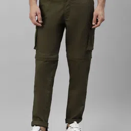 Royal Enfield Men Mid-Rise Flat-Front Trousers-image-56