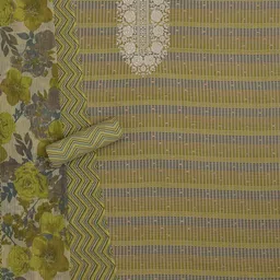 Soch Embroidered Pure Cotton Unstitched Dress Material image 5