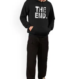 TOGS & TERRE Men Printed Hooded Sweatshirt image 2