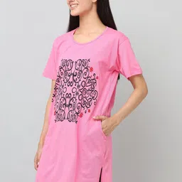 DDASPRATION Women Printed Pockets T-shirt image 2