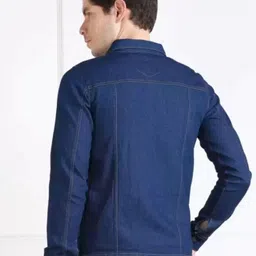 Moda Rapido Spread Collar Denim Jacket image 2