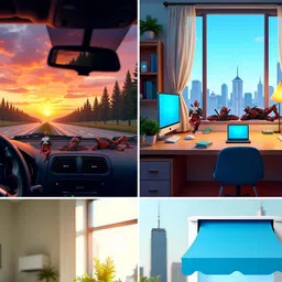 Gopalvilla Red Deadpool Matte Car Real 3D 3 Pieces Small Showpieces image 4