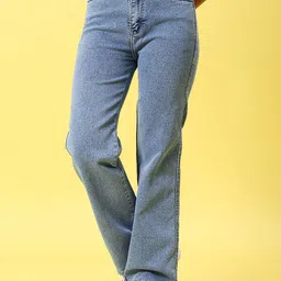 V-Mart Women Regular Fit Mid-Rise Light Fade Jeans-picture-28