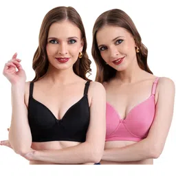 INGRID Pack Of 2 Medium Coverage Heavily Padded T-shirt Bra image 5