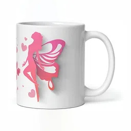 Mr UVD White & Pink Printed Ceramic Matte Mugs 350 ml-picture-15