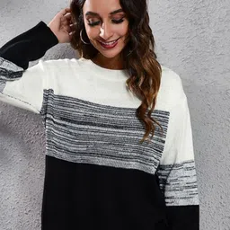 Mast & Harbour Women Colourblocked Pullover image 5