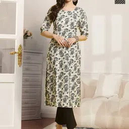 7Threads Women Ethnic Motifs Printed Regular Kurta with Trousers-image-0
