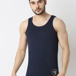 UnderJeans by Spykar Pure Cotton Innerwear Vests image 1