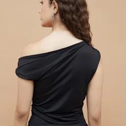 Ginger by Lifestyle Women One Shoulder Top image 4