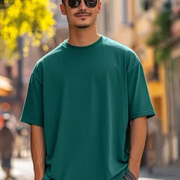 VEIRDO Men Drop-Shoulder Sleeves T-shirt-image-14