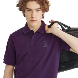 RARE RABBIT Men Solid Polo Collar Cotton T-shirt-picture-29