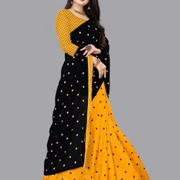Moda Rapido Polka Dot Printed Saree image 5