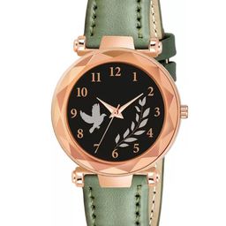 CSAMON Women Printed Analogue Watch GR379RG BIRD GRE L-picture-48