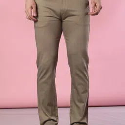 V-Mart Men Textured Slim Fit Mid-Rise Cotton Chinos-picture-31