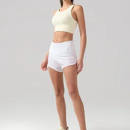 JC Collection Women High-Rise Training or Gym Fashion Shorts image 4