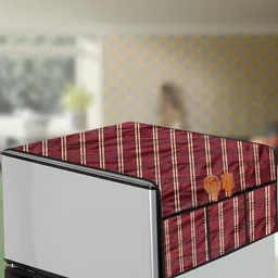 The Furnishing Tree Red PVC Air Conditioner Cover-picture-10