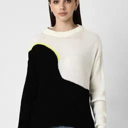 Van Heusen Woman Women Colourblocked Pullover-picture-42