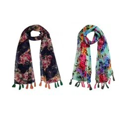 StoleVilla Girls Printed Stole-image-50