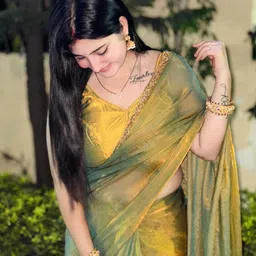 Sidhidata Beads and Stones Tissue Tussar Saree image 4