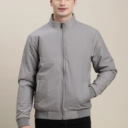 Turtle Men Geometric Windcheater Bomber Jacket-picture-27