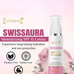 Cutiswiss Swissaura Moisturizing SPF 15 Lotion - 100 ml image 3