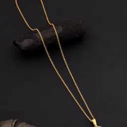 dressberry Elegant Pack of 2 Necklace Chains – Must-Have Collection Gold-plated Brass Pendant Set-picture-11
