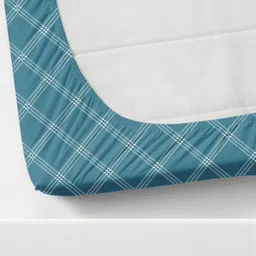 HIDECOR Super soft glace printed Single Bed Elastic Fitted bedsheet with 1 pillow cover image 3