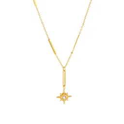 SWASHAA Solar Star 18K Gold Plated Necklace image 4