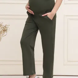 WELL KEPT Women Straight-Fit Maternity Track Pants image 3