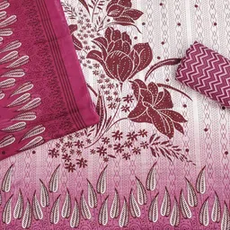 KALINI Embroidered Unstitched Dress Material image 4