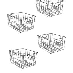 go hooked 15 Inch Metal Storage Basket-picture-29