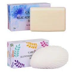 CARET ORGANIC Set Of 2 Kojic Acid & Glutathione , Vitamin C Soap - 75 g  Each image 1