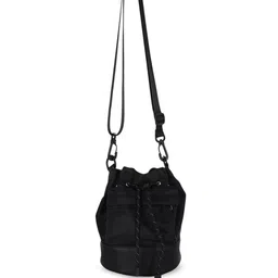 CORSICA Black Structured Sling Bag-image-34