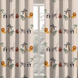 HOMEBREW FURNISHINGS Beige 2 Pieces Room Darkening Door Curtain-picture-15