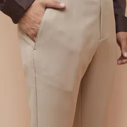 CODE by Lifestyle Men Solid Mid-Rise Regular Fit Trousers image 5