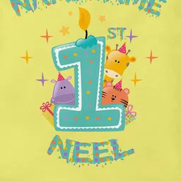 THE PRINT PLATTER Infants Boys Printed Cotton Ultra Bio Wash with Envelope Neck Bodysuits image 2