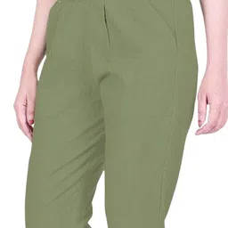 Neelokurti Women Pack Of 2 Regular Fit Mid-Rise Peg Trousers image 4