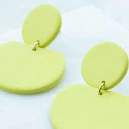 VMA PLAY FASHION Circular Shaped Drop Earrings image 2
