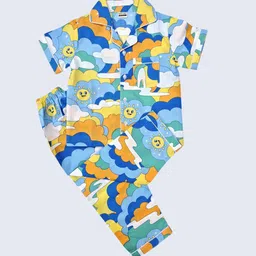 Freesia Array Unisex Kids Printed Night suit-picture-38