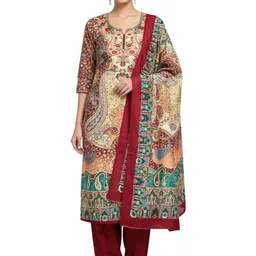 Vrinde Printed Unstitched Dress Material-picture-28